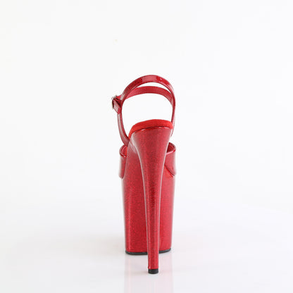 FLAMINGO-809GP 8" Heel, 4" PF Ankle Strap Sandal