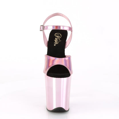 FLAMINGO-809HG 8" Heel, 4" PF Ankle Strap Sandal
