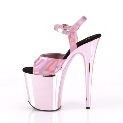 FLAMINGO-809HG 8" Heel, 4" PF Ankle Strap Sandal