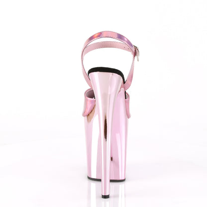 FLAMINGO-809HG 8" Heel, 4" PF Ankle Strap Sandal