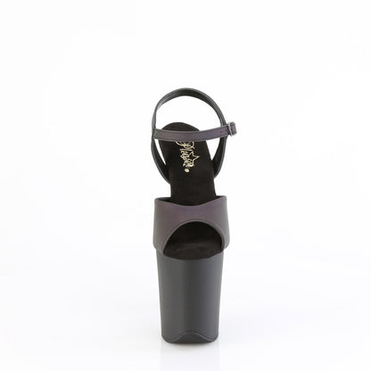 FLAMINGO-809REFL *8" Heel, 4" PF UV Upper Ankle Strap Sandal