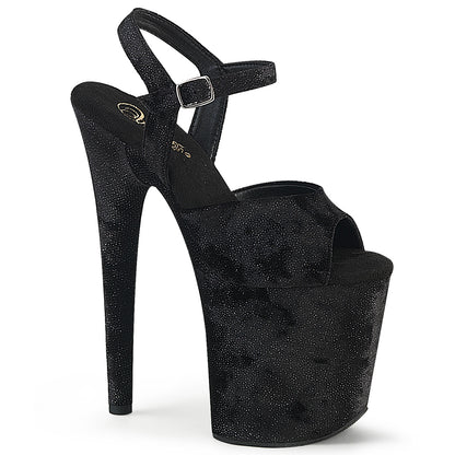 FLAMINGO-809WR 8" Heel, 4" PF Ankle Strap Sandal