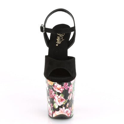 FLAMINGO-809WR 8" Heel, 4" PF Ankle Strap Sandal