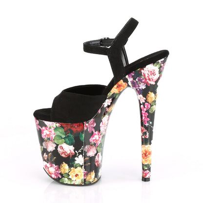 FLAMINGO-809WR 8" Heel, 4" PF Ankle Strap Sandal
