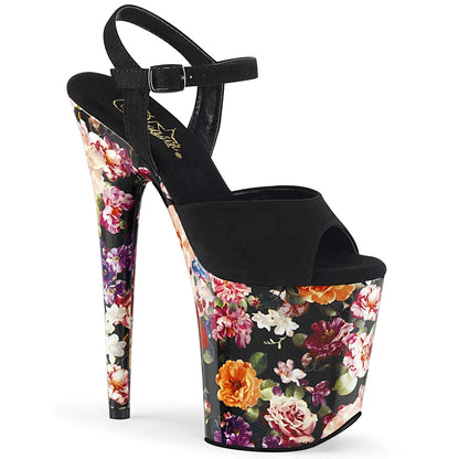 FLAMINGO-809WR 8" Heel, 4" PF Ankle Strap Sandal