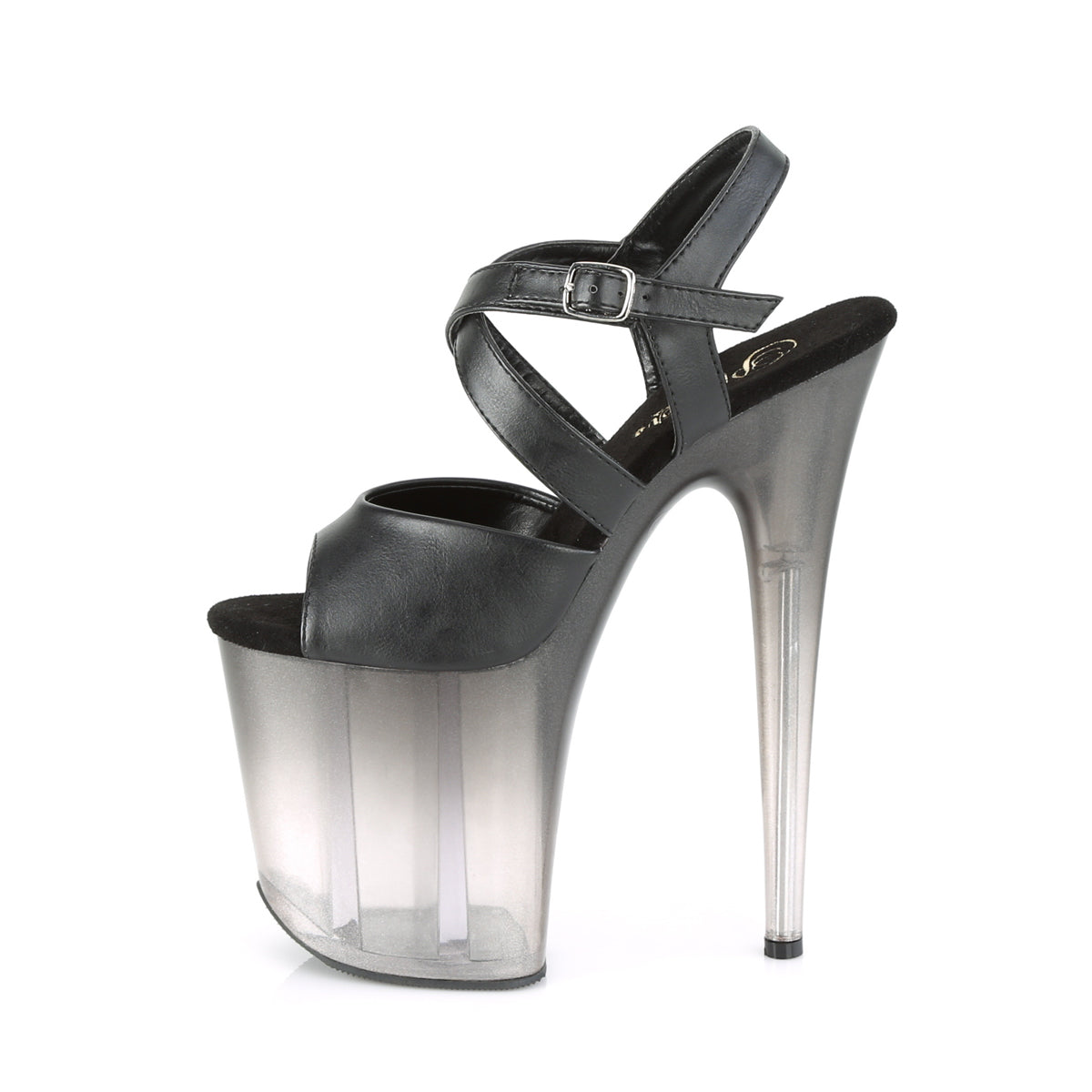 FLAMINGO-822T 8" Heel, 4" PF Criss-Cross Ankle Strap Sandal