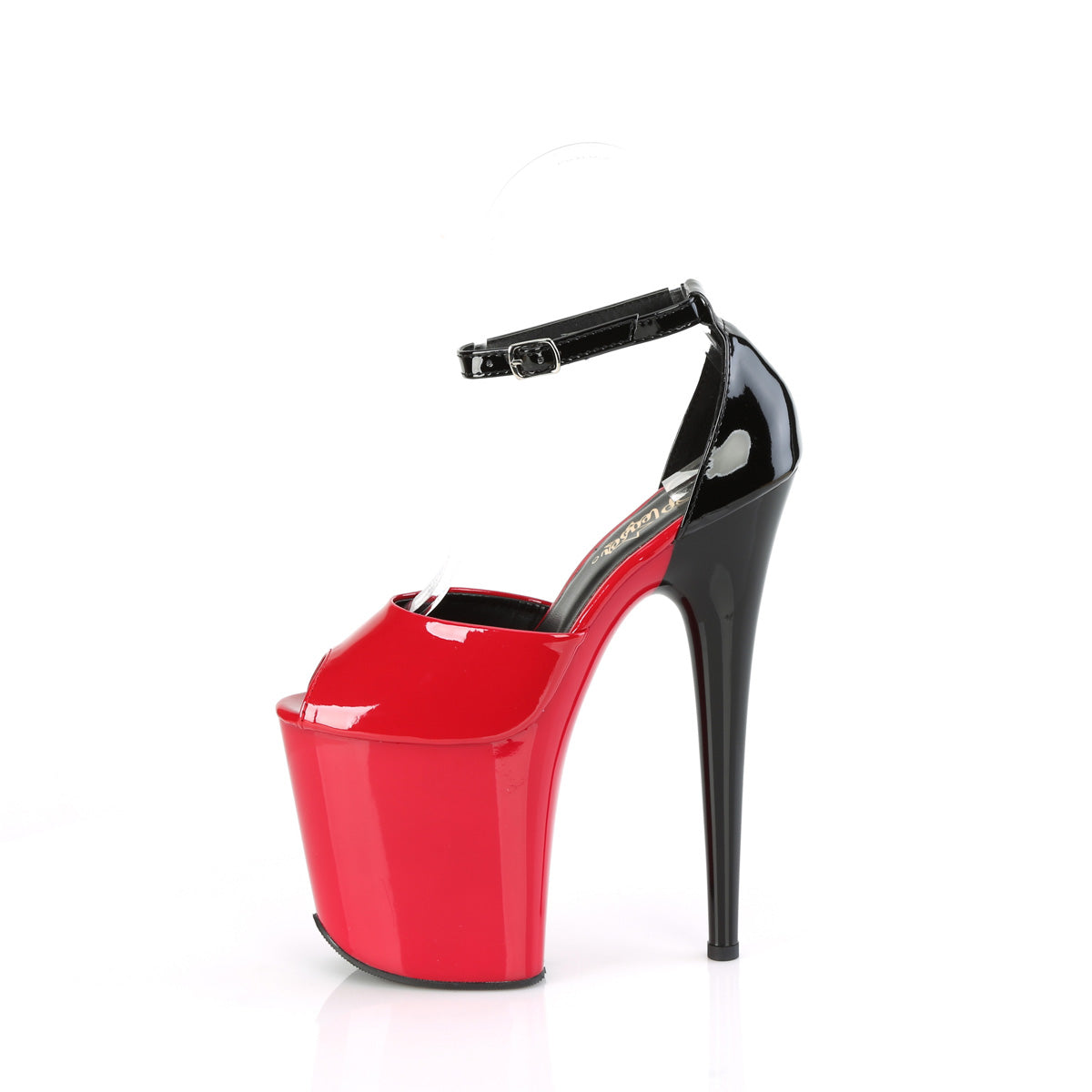 FLAMINGO-868 *8" Heel, 4" PF Close Back Ankle Strap Sandal