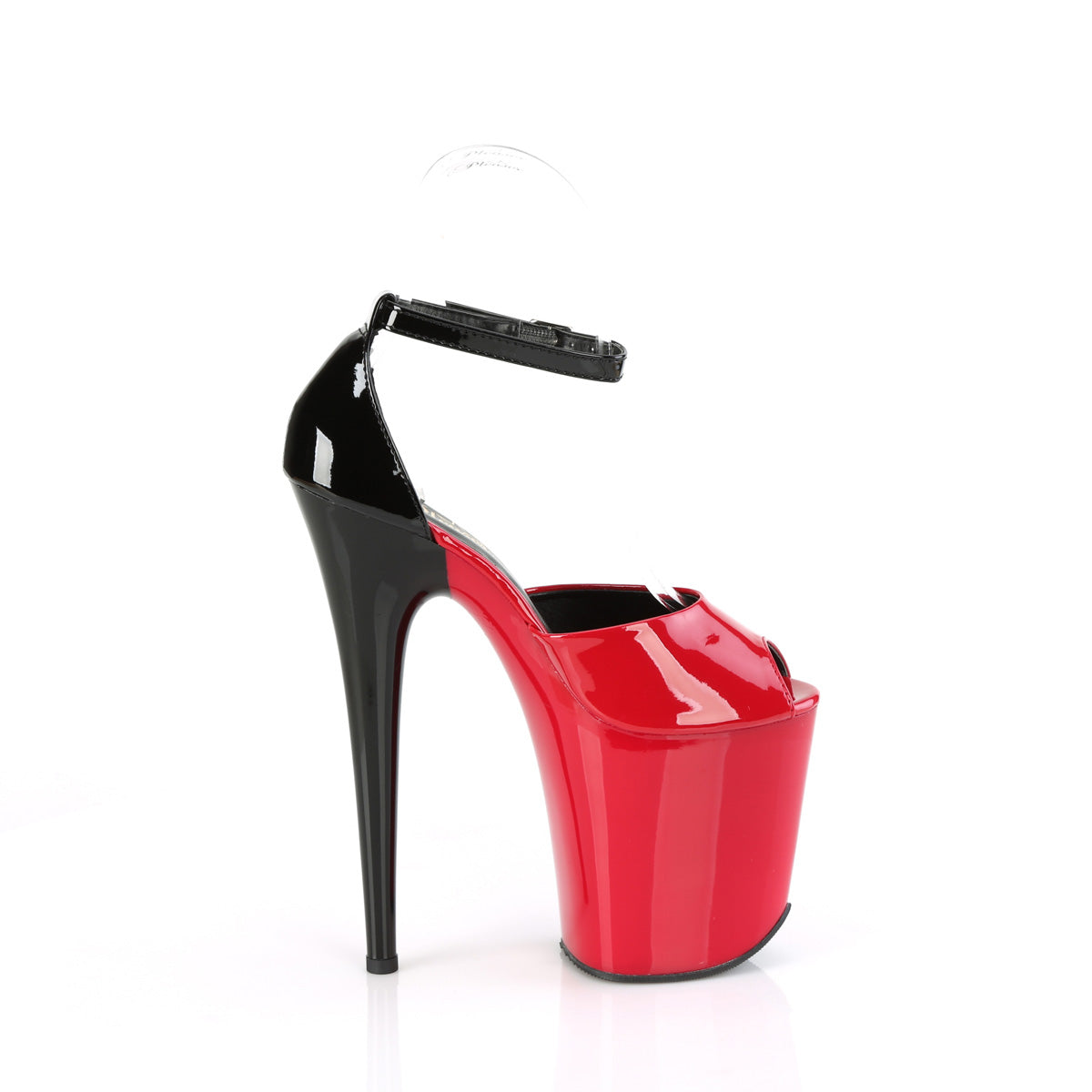 FLAMINGO-868 *8" Heel, 4" PF Close Back Ankle Strap Sandal