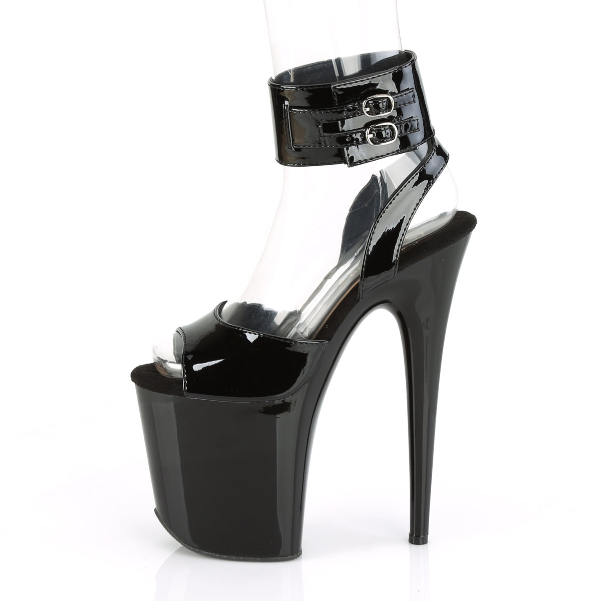 FLAMINGO-891 8" Heel, 4" PF Ankle Strap Sandal