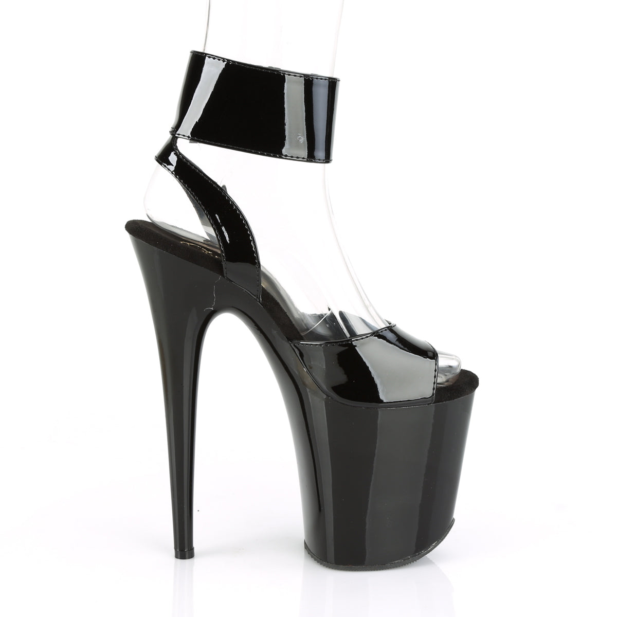 FLAMINGO-891 8" Heel, 4" PF Ankle Strap Sandal