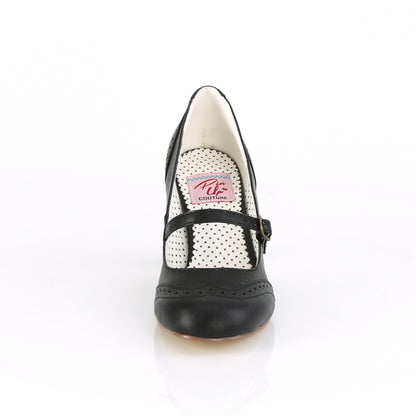 FLAPPER-32 **3" Kitten Heel Round Toe Maryjane Pump