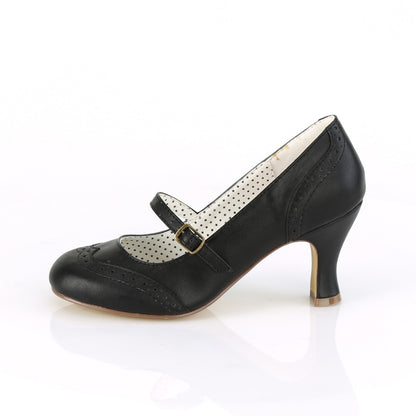 FLAPPER-32 **3" Kitten Heel Round Toe Maryjane Pump
