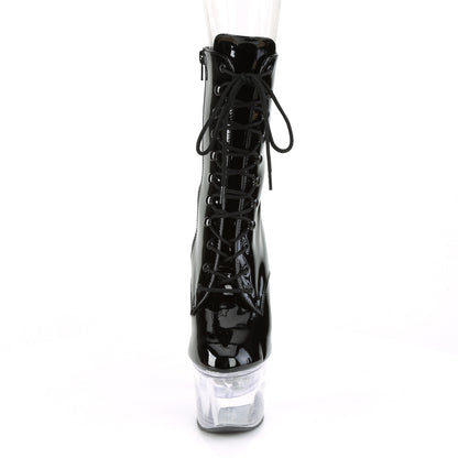 FLASHDANCE-1020-7 7" Heel, 2 3/4" PF LED Illuminated Ankle Boot, Side Zip