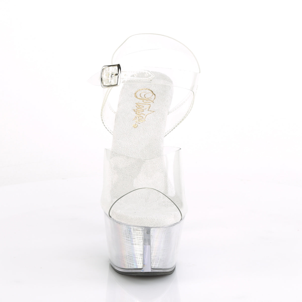 FLASHDANCE-608CH 6" Heel, 2 1/4" PF LED Illuminated Ankle Strap Sandal
