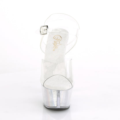 FLASHDANCE-608CH 6" Heel, 2 1/4" PF LED Illuminated Ankle Strap Sandal