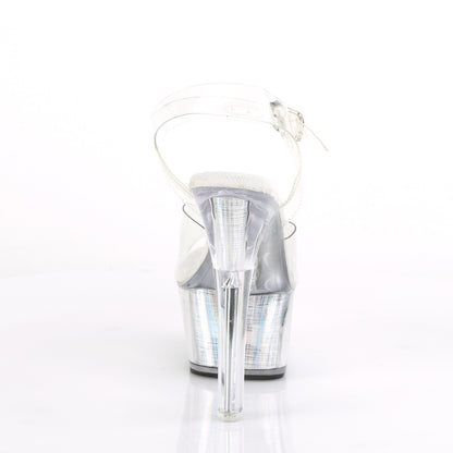 FLASHDANCE-608CH 6" Heel, 2 1/4" PF LED Illuminated Ankle Strap Sandal