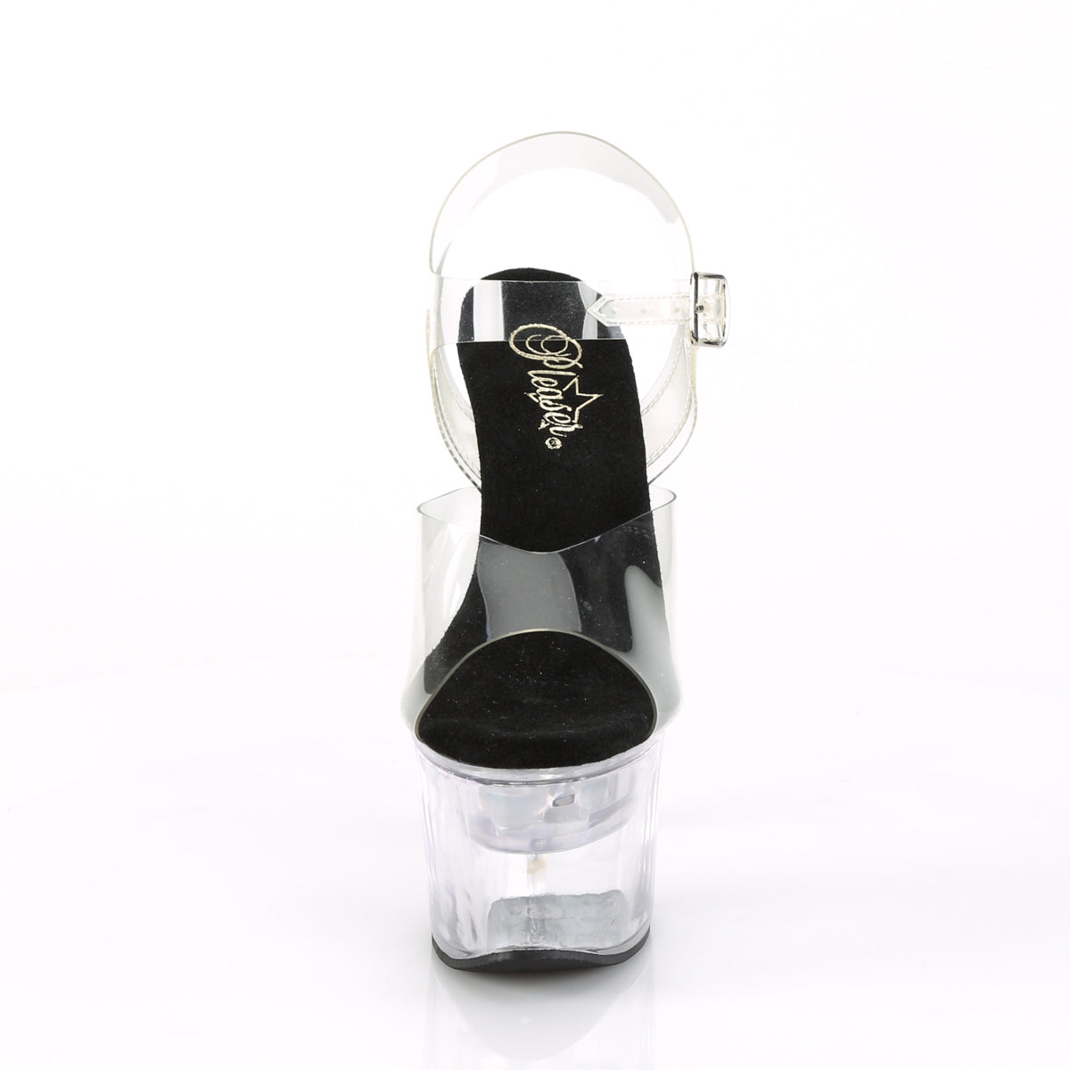 FLASHDANCE-708 7" Heel, 2 3/4" Platform LED Illuminated Ankle Strap Sandal
