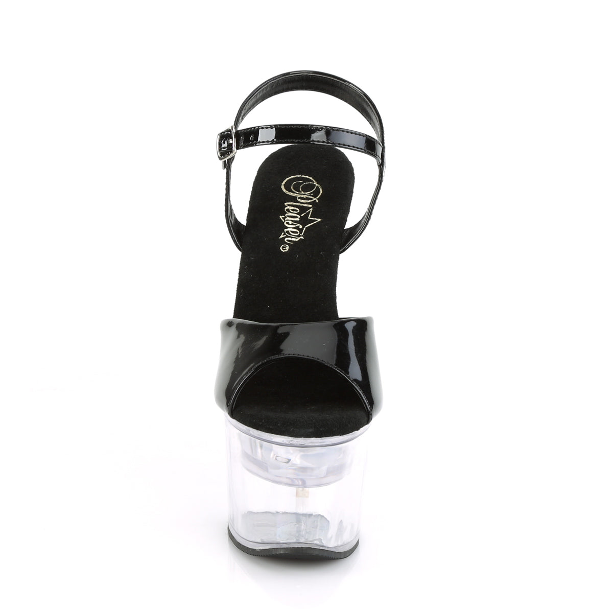 FLASHDANCE-709 7" Heel, 2 3/4" Platform LED Illuminated Ankle Strap Sandal