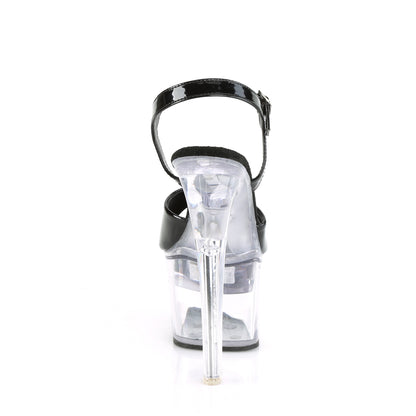 FLASHDANCE-709 7" Heel, 2 3/4" Platform LED Illuminated Ankle Strap Sandal