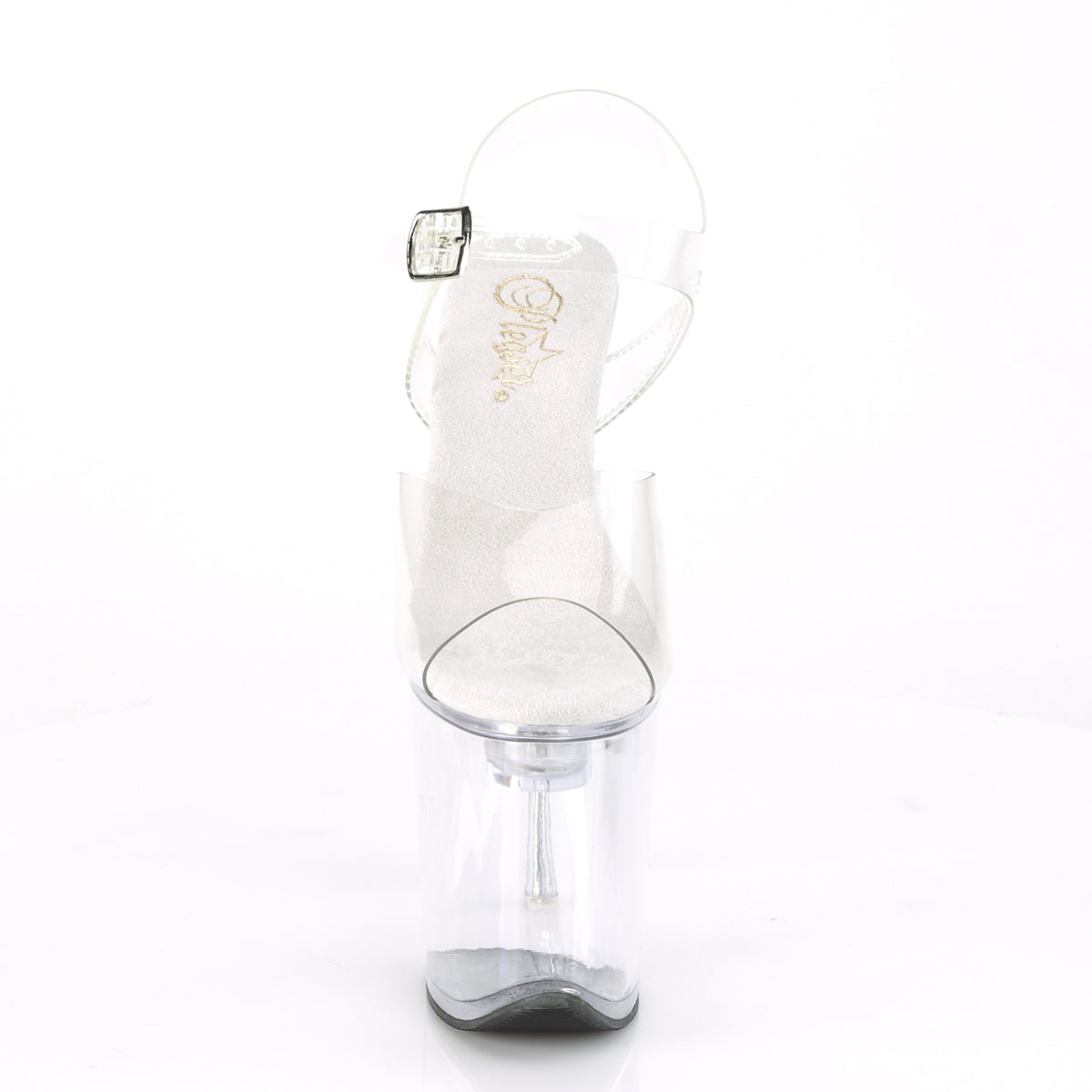 FLASHDANCE-808 8" Heel, 4" PF LED Illuminated Ankle Strap Sandal