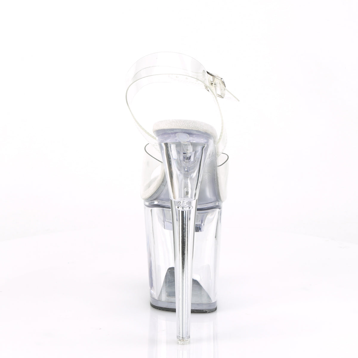 FLASHDANCE-808 8" Heel, 4" PF LED Illuminated Ankle Strap Sandal