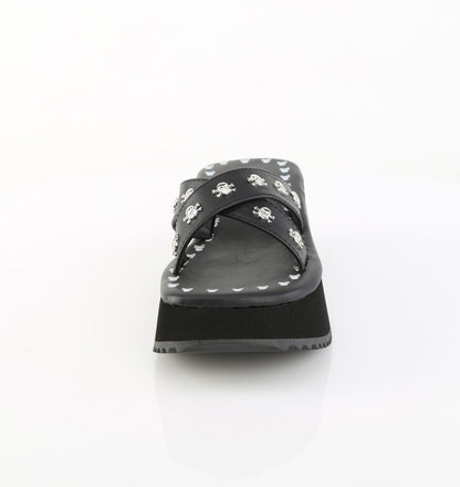 FLIP-05 2 1/2" Skull Print & Studs Sandal