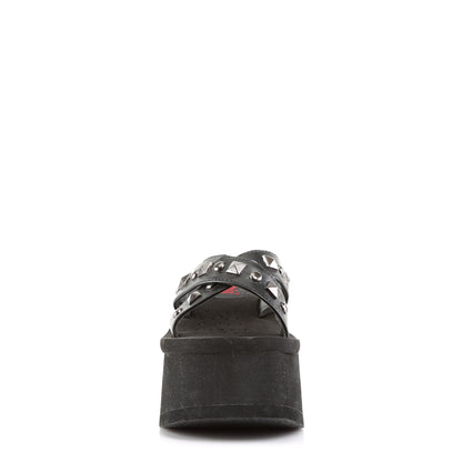 FUNN-29 3 1/2" EVA PF, Criss Cross Slide W/ Metal Pyramids & Studs