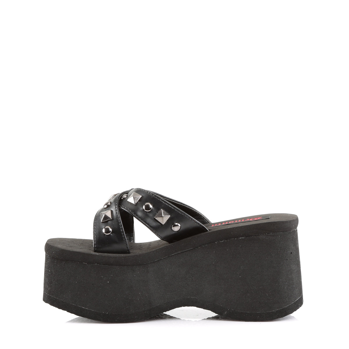 FUNN-29 3 1/2" EVA PF, Criss Cross Slide W/ Metal Pyramids & Studs