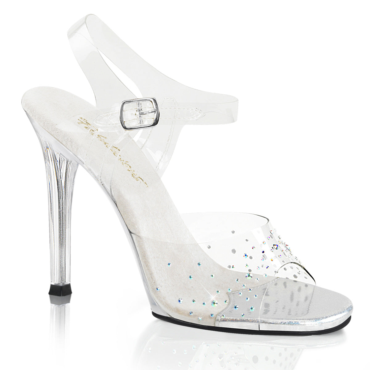 GALA-08SD *4 1/2" Heel Ankle Strap Sandal W/ RS