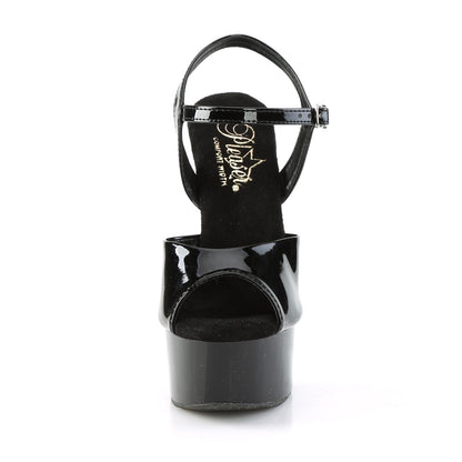 GLEAM-609 6" Heel, 1 3/4" PF Ankle Strap Sandal
