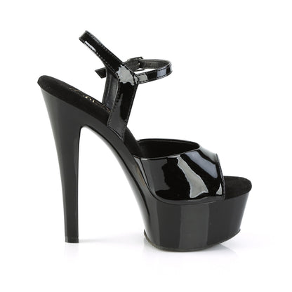 GLEAM-609 6" Heel, 1 3/4" PF Ankle Strap Sandal
