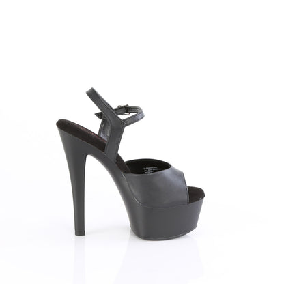 GLEAM-609 *6" Heel, 1 3/4" PF Comfort Width Ankle Strap Sandal
