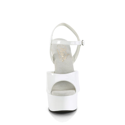GLEAM-609 *6" Heel, 1 3/4" PF Comfort Width Ankle Strap Sandal