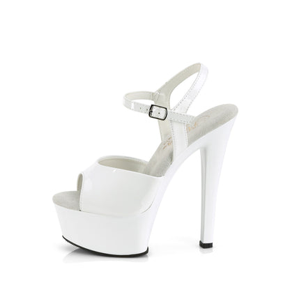 GLEAM-609 *6" Heel, 1 3/4" PF Comfort Width Ankle Strap Sandal