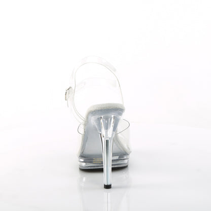 GLORY-508 5" Heel, 3/4" PF Ankle Strap Sandal
