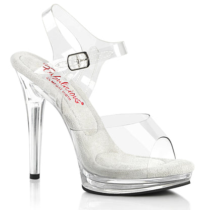 GLORY-508 5" Heel, 3/4" PF Ankle Strap Sandal