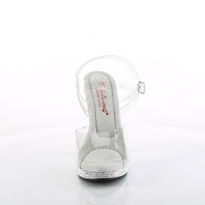 GLORY-508DM 5" Heel, 3/4" PF Ankle Strap Sandal