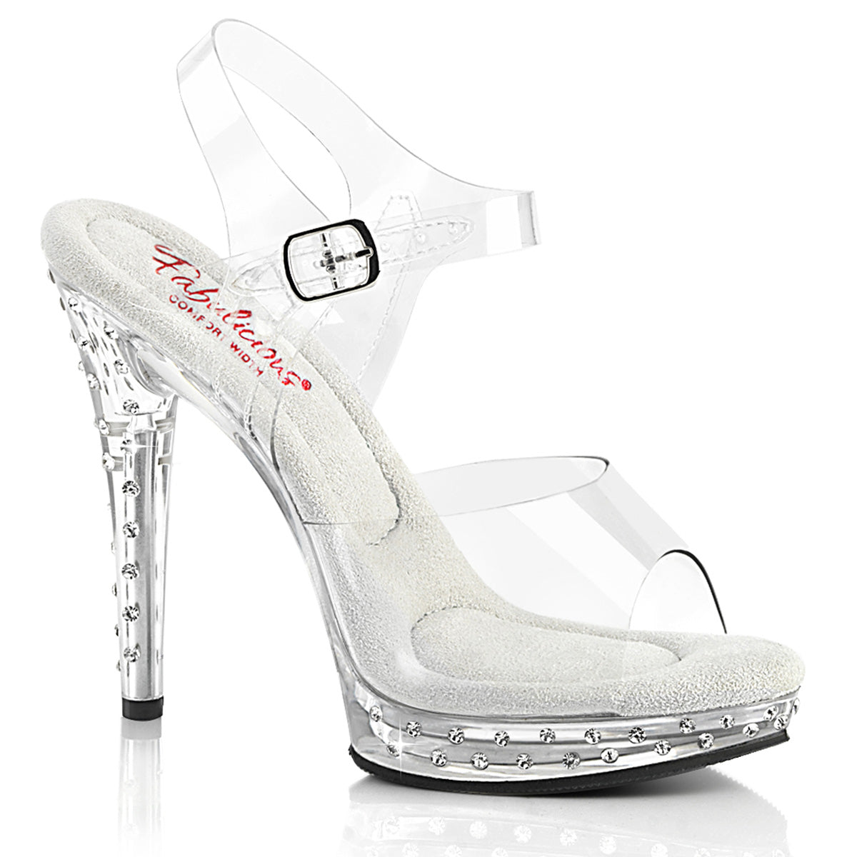 GLORY-508SDT 5" Heel, 3/4" PF Ankle Strap Sandal
