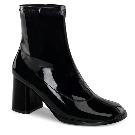 GOGO-150 **3" Block Heel Ankle Gogo Boot