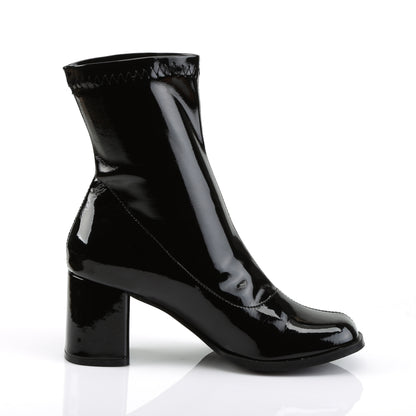 GOGO-150 **3" Block Heel Ankle Gogo Boot
