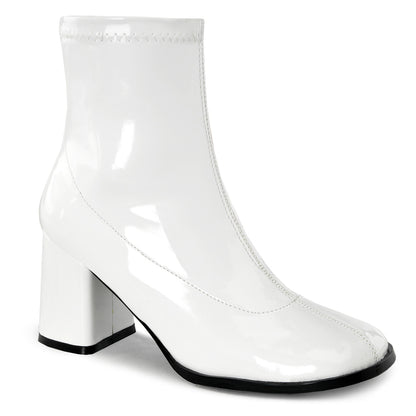 GOGO-150 **3" Block Heel Ankle Gogo Boot
