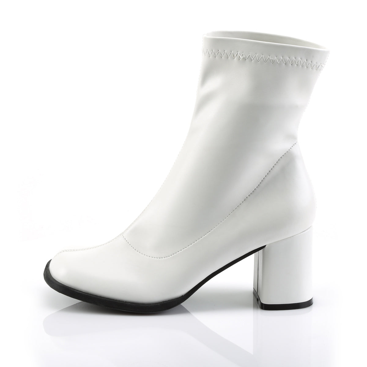 GOGO-150 3" Block Heel Ankle Gogo Boot
