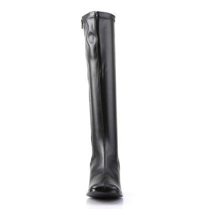 GOGO-300 3" Block Heel Gogo Boot, Side Zip