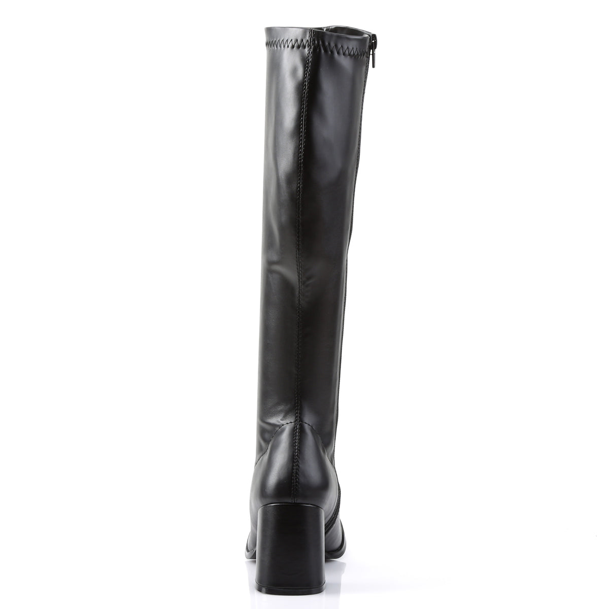 GOGO-300 3" Block Heel Gogo Boot, Side Zip