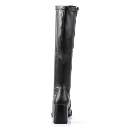 GOGO-300 3" Block Heel Gogo Boot, Side Zip