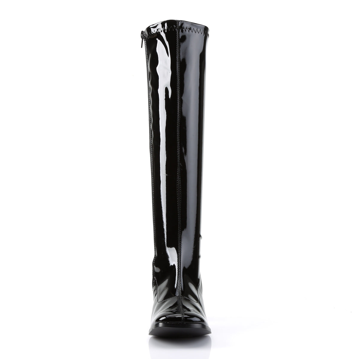 GOGO-300 3" Block Heel Gogo Boot, Side Zip