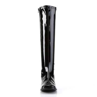 GOGO-300 3" Block Heel Gogo Boot, Side Zip