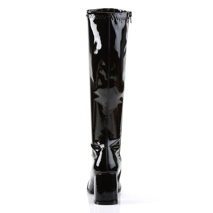 GOGO-300 3" Block Heel Gogo Boot, Side Zip