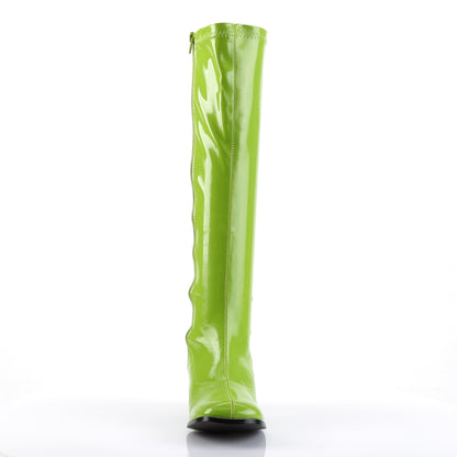 GOGO-300 3" Block Heel Gogo Boot, Side Zip