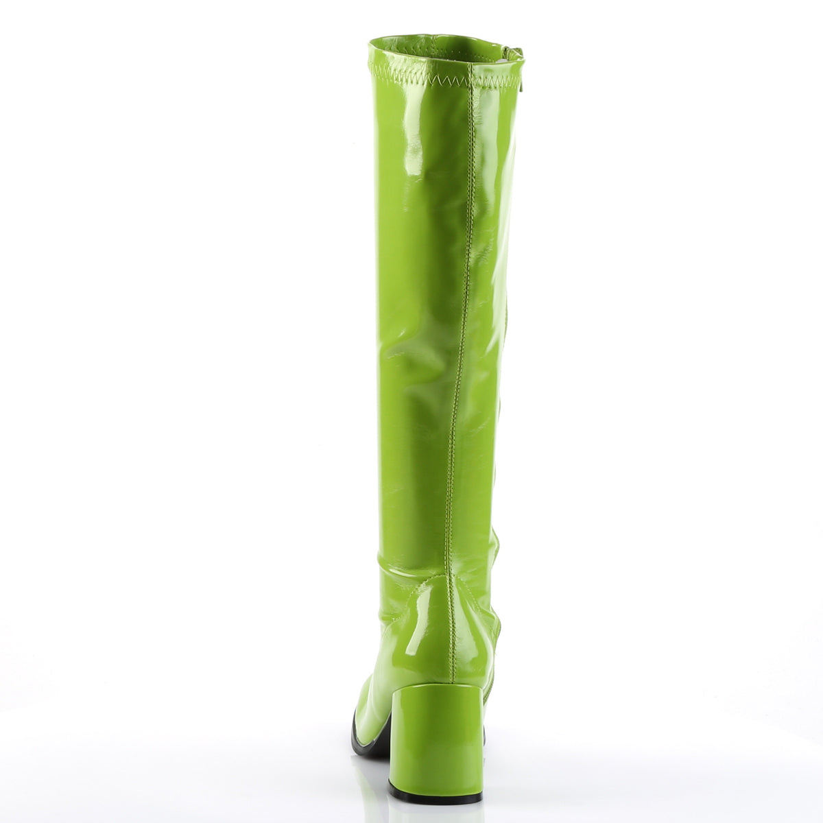 GOGO-300 3" Block Heel Gogo Boot, Side Zip